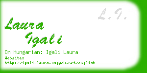 laura igali business card